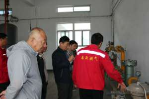 拜泉县相关领导考察太原维思数据可视化服务有限公司燃气